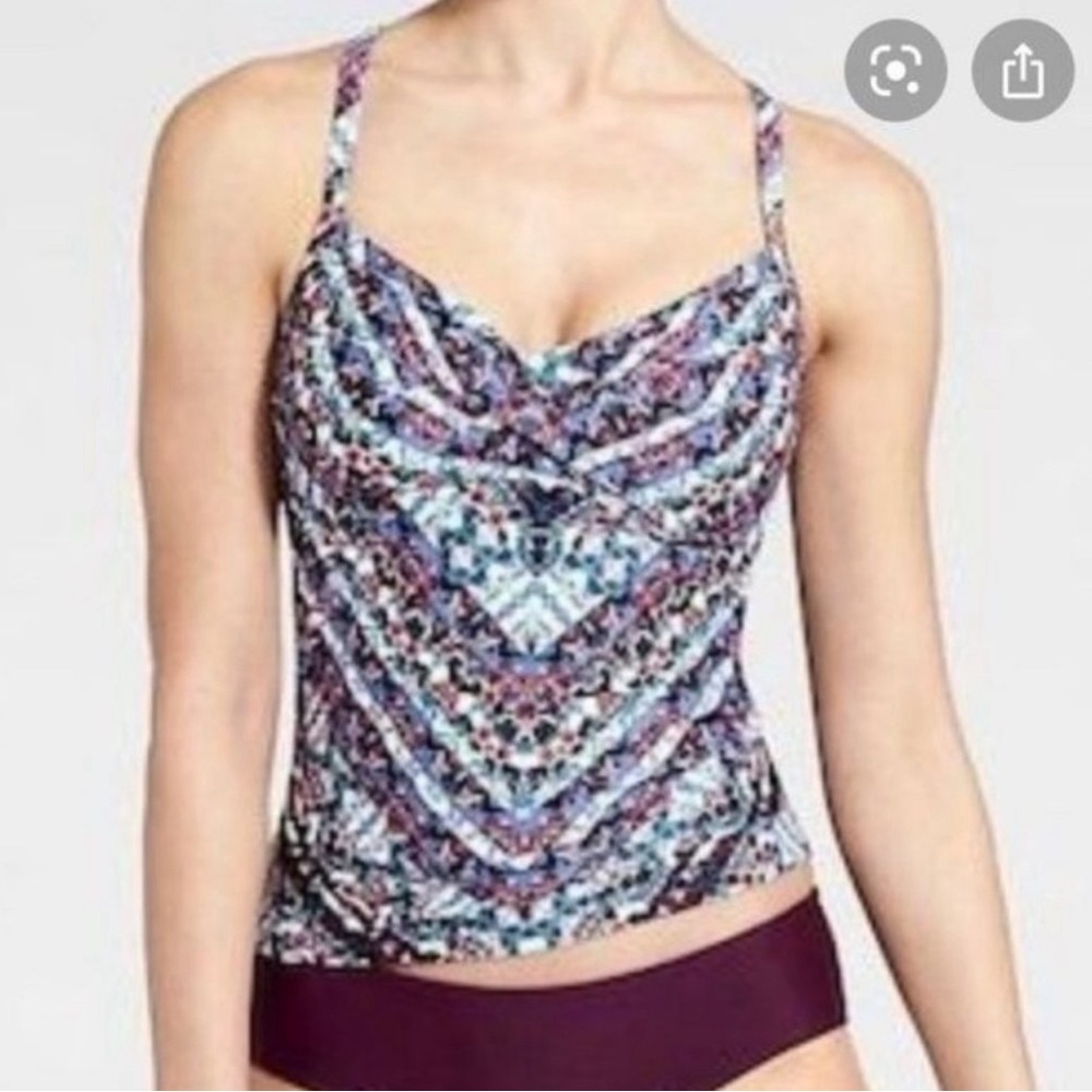 Athleta Women’s Marrakesh Twister Tankini Size 36 B/C